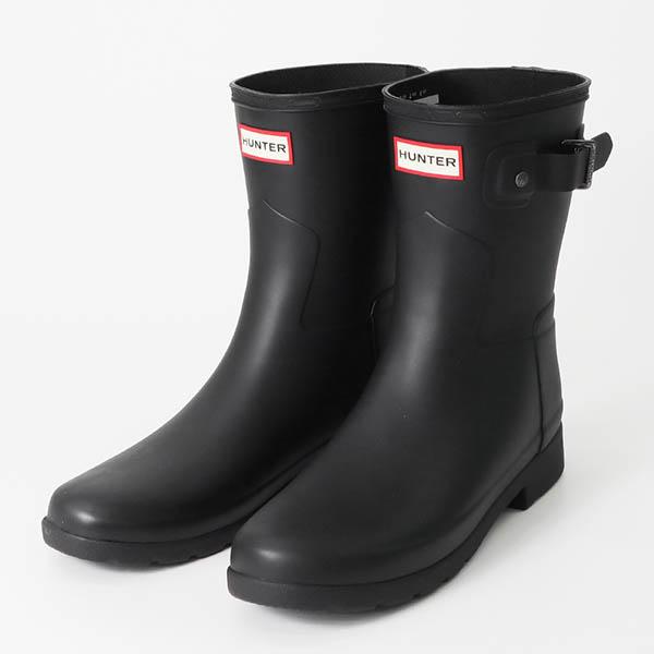 ハンター HUNTER レインシューズ レディース オリジナル リファインド ショート レインブーツ ［22.0cm/23.0cm/24.0cm/25.0cm］ ブラック WFS2200RMA BLK / Black | ブランド【最大2500円クーポン 11/20 13:59迄】