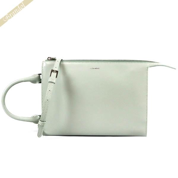 Jil Sander Tootie Small 2-way Clutch Bag for Women, Light Green, JSPS851201 WSB00083N 332 | Brand