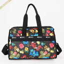 レスポートサック LeSportsac レディース ボストンバッグ DELUXE MED WEEKENDER 花柄 ブラック系マルチカラー 4318 E477 ...