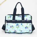レスポートサック LeSportsac レディース ボストンバッグ DELUXE MED WEEKENDER 花柄 ライトブルー系 4318 G823 | コン...