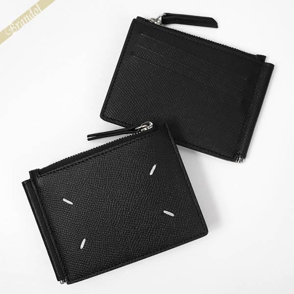 メゾン マルジェラ マネークリップ メゾンマルジェラ Maison Margiela 財布 メンズ 二つ折り財布 レザー マネークリップ ブラック SA1UI0018 P4745 T8013 | コンビニ受取 ブランド