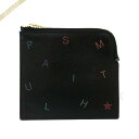 《P3倍_9日11:59迄》ポールスミス Paul Smith 財布 メンズ 小銭入れ ロゴ レザー カード入れ付 コインケース ブラック M1A 6138 A...