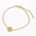 トリーバーチ TORY BURCH ブレスレット レディース ラインストーン ロゴ ゴールド 80997 783 | コンビニ受取 ブランド