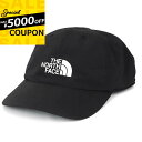 《最大5000円クーポン_16日10:59迄》ノースフェイス THE NORTH FACE メンズ 帽子 HORIZON HAT ロゴキャップ ブラック NF0...