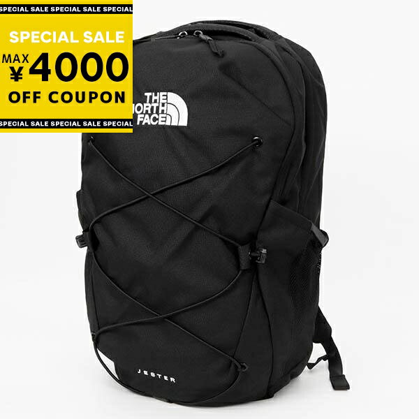 楽天海外ブランド専門店 Brandol《最大4000円クーポン_6/24 14:59迄》ノースフェイス THE NORTH FACE メンズ リュックサック Jester ジェスター バックパック 27L ブラック NF0A3VXF 4H0 | コンビニ受取 ブランド