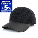 フェンディ FENDI 帽子 メンズ レディース FFファブリック ズッカ柄 ベースボールキャップ ブラック FXQ768 AH7J F0UY7 | ブランド【...