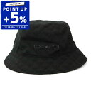 エンポリオアルマーニ EMPORIO ARMANI 帽子 メンズ あご紐付き バケットハット S/Mサイズ ブラック 627871 CC986 00020 S/...