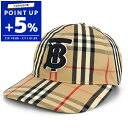 バーバリー BURBERRY 帽子 メンズ レディース TBロゴ ヴィンテージチェック ベースボールキャップ Lサイズ ベージュ系 8038504 L | コン...