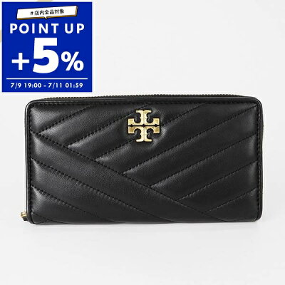 トリーバーチ TORY BURCH 財布 レディース ラウンドファスナー 長財布 キルティングレザー ブラック 90348 001 | コンビニ受取 ブランド【ポイント5倍_7/11 01:59迄】