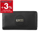 グッチ GUCCI 財布 メンズ レディース ラウンドファスナー 長財布 ロゴ レザー ブラック 644102 DJ20N 1000 | ブランド【ポイント3倍...
