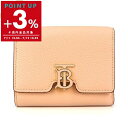 バーバリー BURBERRY 財布 レディース 三つ折り財布 レザー TBクロージャー ライトピンク 8055219 | ブランド【ポイント3倍_7/12 10...