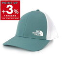 ノースフェイス THE NORTH FACE 帽子 メンズ レディース TNF LOGO ロゴ メッシュキャップ ブルーグリーン×ホワイト NF0A5FY2 A...