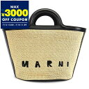 マルニ MARNI トートバッグ レディース ロゴ かごバッグ ブラック×ナチュラル BMMP0069Q0 P3860 Z1V62 | ブランド【最大3000円...