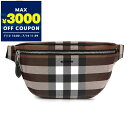 バーバリー BURBERRY ボディバッグ メンズ レディース チェック柄 ウェストバッグ ブラウン系 8052806 | ブランド【最大3000円クーポン7/...