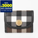 バーバリー BURBERRY 財布 レディース メンズ 三つ折り財布 チェック柄 ミニ財布 ブラウン系 8072669 | 2023年秋冬新作 2023AW ブ...
