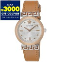ヴェルサーチェ VERSACE 腕時計 レディース MEANDER 34mm シルバー×ライトブラウン VELW01022 | ブランド【最大3000円クーポン...