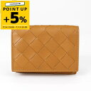 ボッテガヴェネタ BOTTEGA VENETA 財布 メンズ レディース 三つ折り財布 カセット 革編み キャメル 609285 VCRA1 2596 | ブラ...