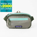 パタゴニア Patagonia ボディバッグ メンズ レディース ULTRALIGHT BLACK HOLE MINI HIP PACK 折りたたみ ウェストバッグ ダークグリーン系マルチカラー 49447 PNGR / Pine Needle Green | コンビニ受取 ブランド【最大2000円クーポン7/17 23:59迄】