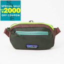 パタゴニア Patagonia ボディバッグ メンズ レディース ULTRALIGHT BLACK HOLE MINI HIP PACK 折りたたみ ウェストバッグ ダークグリーン 49447 PWGN | コンビニ受取 ブランド【最大2000円クーポン7/17 23:59迄】