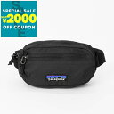 パタゴニア Patagonia ボディバッグ メンズ レディース テラヴィア ミニ ヒップパック 1L 折りたたみ ウェストバッグ ブラック 49448 Black | コンビニ受取 ブランド【最大2000円クーポン7/17 23:59迄】