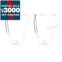ボダム bodum Pavina パヴィーナ ダブルウォールグラス Double Wall Mug 350ml 2個セット クリア 4559-10US | コン...