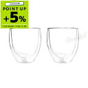 ボダム bodum Pavina パヴィーナ ダブルウォールグラス Double Wall Mug 250ml 2個セット クリア 4558-10US4 | コンビニ受取 ブランド【ポイント5倍_7/26 11:59迄】