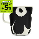 マリメッコ marimekko マグカップ Pieni Unikko ピエニ ウニッコ フラワー 花柄 250ml ホワイト×ブラック 70741 190 | コンビニ受取 ブランド【ポイント5倍_7/26 11:59迄】