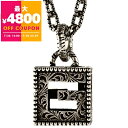 グッチ GUCCI ネックレス メンズ スクエアG カットアウト ペンダント クロームシルバー 552768 J8400 0811 | コンビニ受取 ブランド【最大4800円クーポン7/28 23:59迄】
