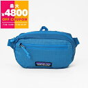 パタゴニア Patagonia ボディバッグ メンズ レディース ULTRALIGHT BLACK HOLE MINI HIP PACK 折りたたみ ウェストバッグ ブルー 49447 VSLB / Vessel Blue | コンビニ受取 ブランド【最大4800円クーポン7/28 23:59迄】