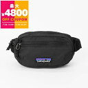 パタゴニア Patagonia ボディバッグ メンズ レディース テラヴィア ミニ ヒップパック 1L 折りたたみ ウェストバッグ ブラック 49448 Black | コンビニ受取 ブランド【最大4800円クーポン7/28 23:59迄】