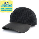 フェンディ FENDI 帽子 メンズ レディース FFファブリック ズッカ柄 ベースボールキャップ ブラック FXQ768 AH7J F0UY7 | ブランド【...