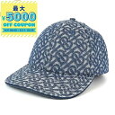 バーバリー BURBERRY 帽子 メンズ レディース TBモノグラム ベースボールキャップ Lサイズ ブルー 8056136 L | コンビニ受取 ブランド【...