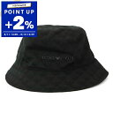 エンポリオアルマーニ EMPORIO ARMANI 帽子 メンズ あご紐付き バケットハット S/Mサイズ ブラック 627871 CC986 00020 S/...