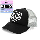 デウスエクスマキナ Deus Ex Machina 帽子 メンズ Baylands Trucker ロゴ メッシュ キャップ ブラック×グレー DMS07875...