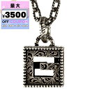 グッチ GUCCI ネックレス メンズ スクエアG カットアウト ペンダント クロームシルバー 552768 J8400 0811 | コンビニ受取 ブランド【最大3500円クーポン8/14 23:59迄】