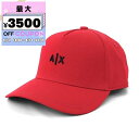 アルマーニエクスチェンジ ARMANI EXCHANGE 帽子 メンズ AX ロゴ キャップ レッド 954112 CC571 18475 | コンビニ受取 ブ...