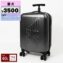 エンポリオアルマーニ EMPORIO ARMANI スーツケース イーグルロゴ 40L Sサイズ ダークグレー Y4Q093 YME9J 80002 | ブランド【最大3500円クーポン8/14 23:59迄】