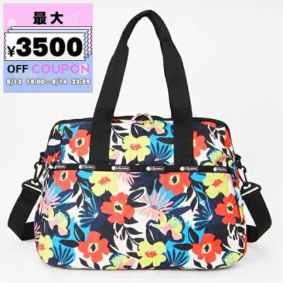 レスポートサック LeSportsac ボストンバッグ レディース HARPER BAG 2way 旅行バッグ 花柄 ブラック系マルチカラー 3356 F636 | コンビニ受取 ブランド【最大3500円クーポン8/14 23:59迄】