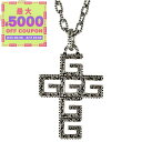 グッチ GUCCI ネックレス メンズ スクエアG クロス ペンダント クロームシルバー 552395 J8400 0811 | コンビニ受取 ブランド【最大5000円クーポン8/17 23:59迄】