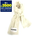 ジルサンダープラス Jil Sander+ マフラー レディース メンズ カシミア100% ニット スカーフ ホワイト JSCT764009 WTY10008 ...