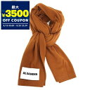 ジルサンダープラス Jil Sander+ マフラー レディース メンズ カシミア100% ニット スカーフ ブラウン JSCT764009 WTY10008 ...