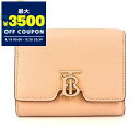 バーバリー BURBERRY 財布 レディース 三つ折り財布 レザー TBクロージャー ライトピンク 8055219 | ブランド【最大3500円クーポン8/2...