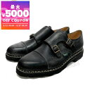 パラブーツ Paraboot ビジネスシューズ メンズ 本革 ウィリアム ダブルモンク ブラック [24.0cm / 24.5cm / 25.0cm / 25.5cm / 26.0cm / 26.5cm / 27.0cm / 27.5cm / 28.0cm【最大5000円クーポン8/27 9:59迄】