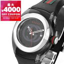 グッチ GUCCI 腕時計 メンズ レディース SYNC グッチシンク 36mm ブラック×グリーン×レッド YA137301 | コンビニ受取 ブランド【最大...
