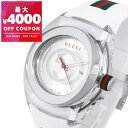 グッチ GUCCI 腕時計 メンズ レディース SYNC グッチシンク 36mm シルバー×ホワイト YA137302 | コンビニ受取 ブランド【最大4000...