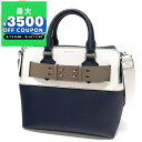 バーバリー BURBERRY ショルダーバッグ レディース レザー ベルトバッグ 2way ミニトートバッグ ネイビー×ホワイト 8006577 A1250 | ブランド【最大3500円クーポン 9/14 11:59迄】