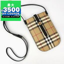 バーバリー BURBERRY ショルダーバッグ レディース メンズ ヴィンテージチェック スマホショルダー ベージュ系 8065482 | ブランド【最大3500円クーポン 9/14 11:59迄】