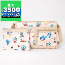 レスポートサック LeSportsac ショルダーバッグ レディース DELUXE SHOULDER SATCHEL キャット柄 ポーチ付 ピンク×ベージュ 7519 F645 | コンビニ受取 ブランド【最大3500円クーポン 9/14 11:59迄】