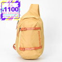 パタゴニア Patagonia ボディバッグ レディース メンズ Atom Sling アトム スリング 8L イエロー 48262 Mountain Bree...