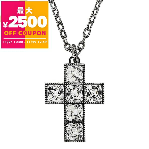 楽天海外ブランド専門店 Brandolグッチ GUCCI ネックレス レディース スクエアG クロス ペンダント シルバー 550207 J7452 8113 | ブランド【最大2500円クーポン 11/29 12:59迄】